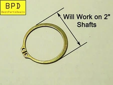 1x For New Holland 2" Shafts Outer Retaining Snap Ring 27503