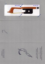 A very fine French certified cello bow by J.J. Martin, ca. 1870.