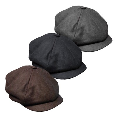 wool melton gatsby cap