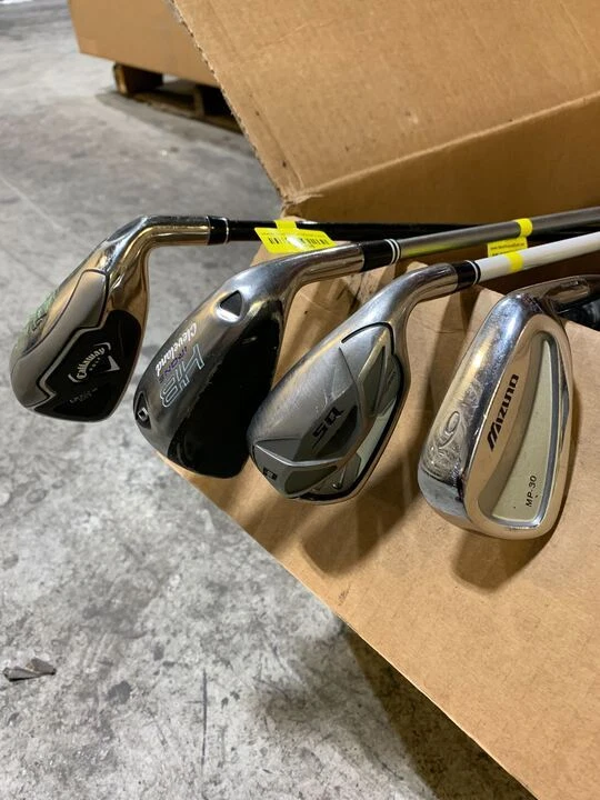 Wholesale Lot of 50 Assorted Cleveland Nike and Mizuno Single Irons and Wedges