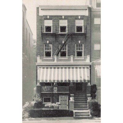 Vintage Dawson Guest House Postcard Washington DC Capitol Hill 136 B Street NE