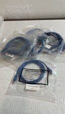 Cat5e Ethernet Patch Cable 4ft RJ45 UTP Booted 350MHz Blue Lot Of 10