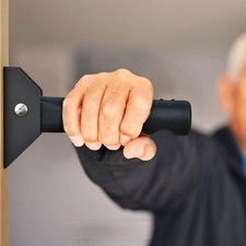 Flip up Grab Bars Elderly Wall 6 inch Folding Doorway Assist Handle Handicap