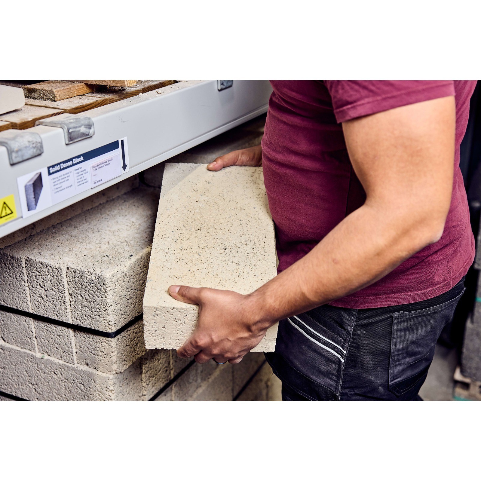 High Strength 100mm Dense Concrete Block – Building Block | eBay UK