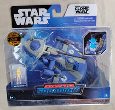 STAR WARS MICRO GALAXY SQUADRON AAT BATTLE TANK CIS w BATTLE DROID - CHASE