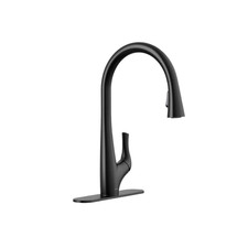 Kohler Bevin Pull-down Kitchen Faucet - Matte Black - R43210-BL
