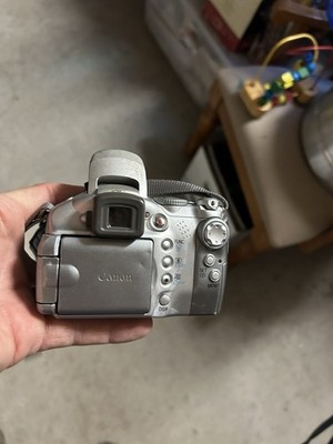 Canon PowerShot S2 IS PC 1130 5MP Silver 12x Zoom Digital Camera For Parts Only