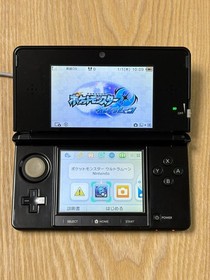 Nintendo 3DS Cosmo Black Console Tested Working Japan