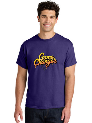 Game-Changer-18 Mens Graphic Tee, 100% Cotton, Casual Summer Wear