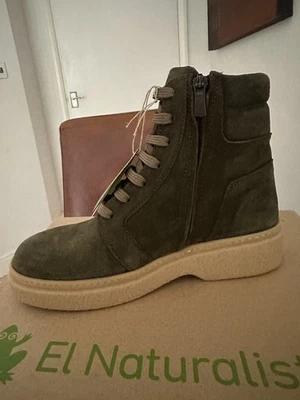BNIB El Naturalista Arpea Forest Women's Ankle Boots Size 38 - Image 1 of 4