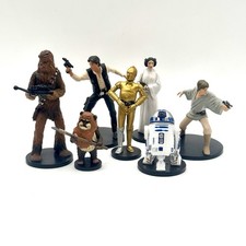 Disney Star Wars Figures Lot Of  7 Statues Ca...