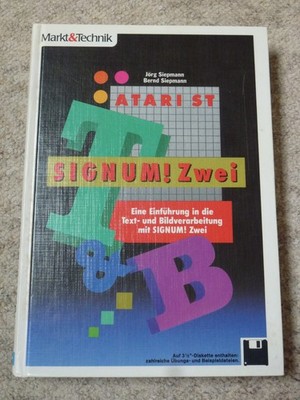Retro Computer Buch Markt & Technik Signum Zwei Atari ST