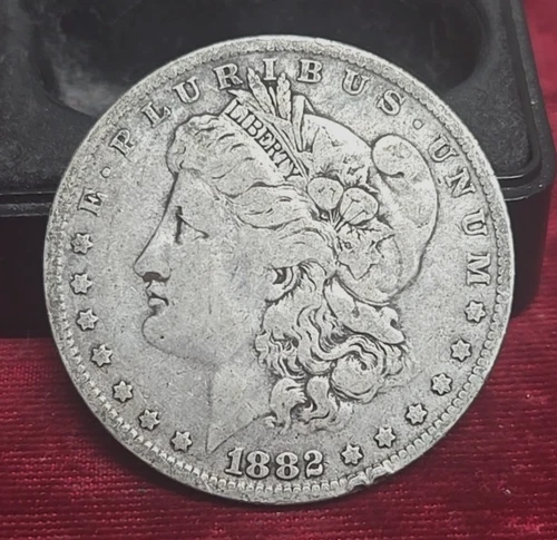 1882-O/S $1 Morgan Silver Dollar Strong Very Good