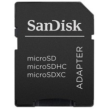 SanDisk MicroSD to SD Memory Card Adapter with Built-in Write Protection Switch