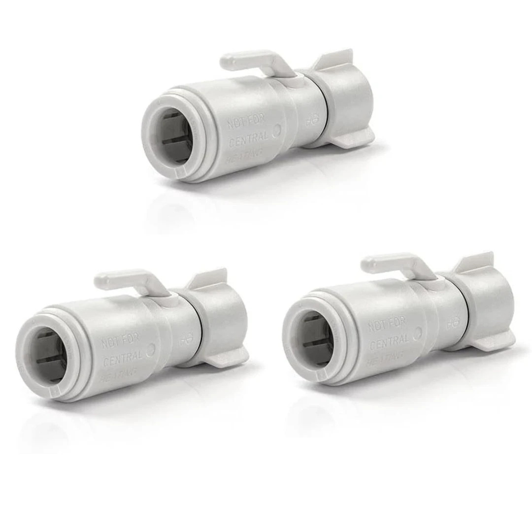 5 x John Guest Speedfit 15mm x 1/2"" bsp Tap Service Valve 15SVSTC-WP RRP £75 PK5