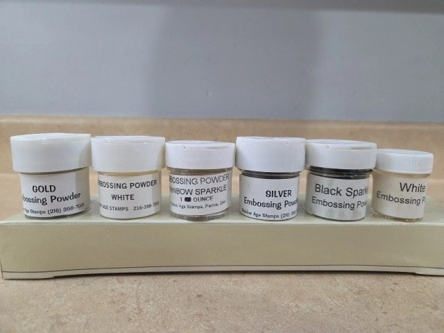 Lote de 19 frascos surtidos de polvo de gofrado Foto 4 de 4