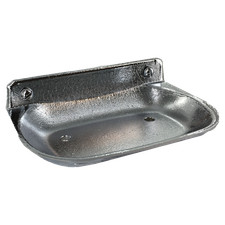 Kohler Brockway Rounded Wall-Mount Soap Dish for Wash Sink, Bright Chrome -