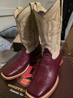 Men's Los Altos Smooth Ostrich Boots 11D
