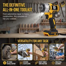 21v Cordless Impact Wrench Kit With 12 Batteries Charger Brushless Motor 21v Cordless Impact Wrench Kit With 12 Batteries Charger Brushless Motor