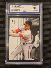 JUAN SOTO 2018 LEAF ROOKIE #R-06 GEM MINT 10