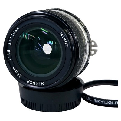 Nikon AI-S NIKKOR 28mm F3.5 Lens, Excellent Condition, Screwmount