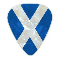 Scottish Saltire Flag Guitar Picks SGPSF 5 Pack Guitar, Plectrums,
