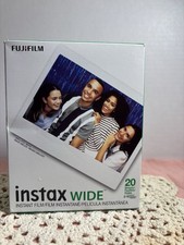 Fujifilm Instax Wide Instant Film For Fuji 300 Wide Cameras 20 Sheets