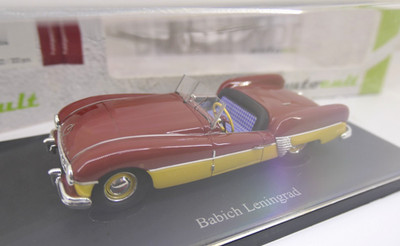 Autocult 1:43 -Babich Leningrad - rotbraun / gelb - 06050 - (37)