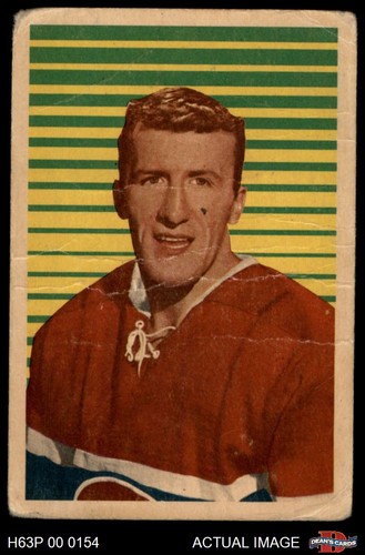 Claude Provost #36 1963 Parkhurst card
