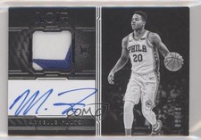 2017-18 Panini Noir Prime Rookies Black and White 9/99 Markelle Fultz Auto 00et