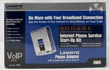 Linksys Phone Adapter Vonage with 2 Port Voice Over IP VOIP PAP2 Factory Sealed