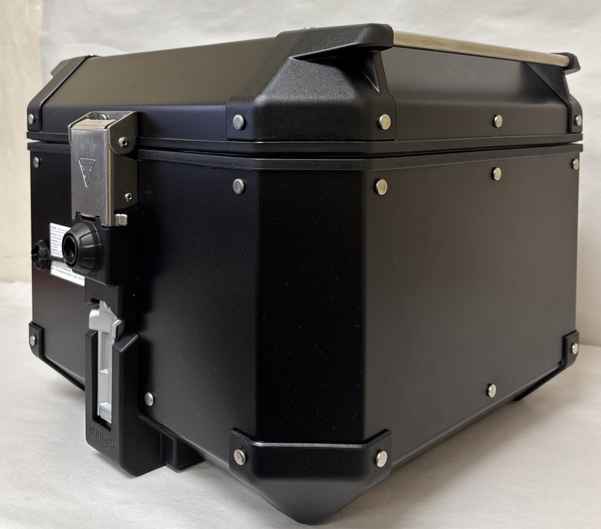 Triumph Tiger 1200 GT Pro 42L Aluminum Top Box, Case, BLK OEM