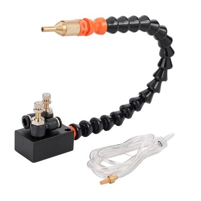 CNZG PNEU 1/4'' CNC Coolant Nozzle Mister for Milling Machine,Mist Coolant Sys...