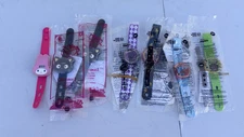 lot of 7 TACO BEL/macdonalds  SO SO HAPPY WATCHES Sanrio green new 2011 x22