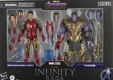 Marvel Legends Avengers Endgame Infinity Saga Iron Man & Thanos 2 pack Brand NEW