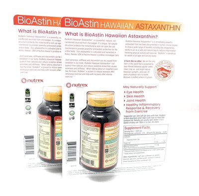 BioAstin Hawaiian Astaxanthin 12 mg.120 Count (Pack Of 2) | eBay