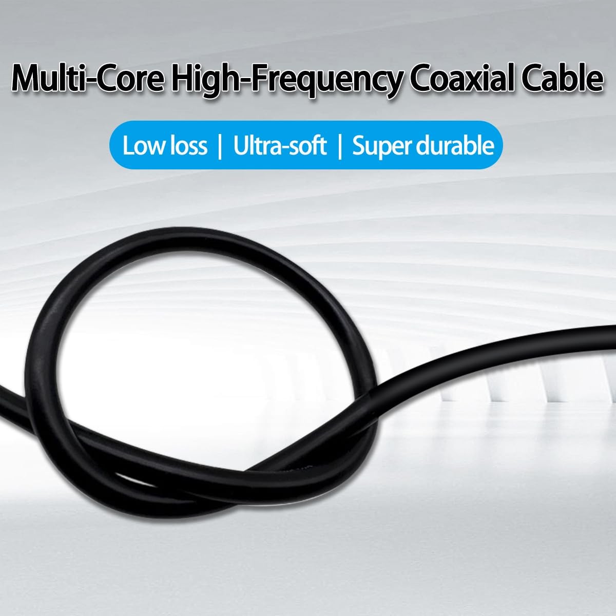 NMO Antenna Mount 3/8" with RG58 Coax Cable 13FT 4m PL259 Male ConnectorDust ...