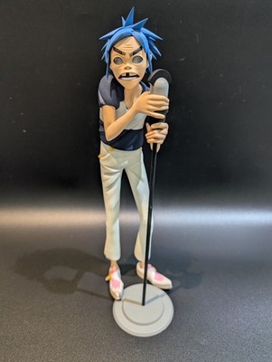 Super plastic Gorillaz 2d Vinyl Figure Light up Eyes - displayed