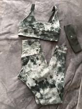 Lululemon Align Set In Smoke Spruce Diamond Dye