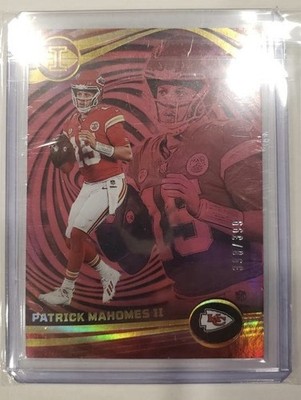 Patrick Mahomes 2023 Panini Illusions Pink Parallel /399 SP Kansas Chiefs #52