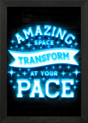 Amazing Space Transform Gerahmtes Wandbild Poster Leinwanddruck Bild