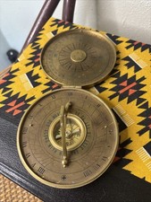 Brass Sundial Compass Grow Old With Me 4  