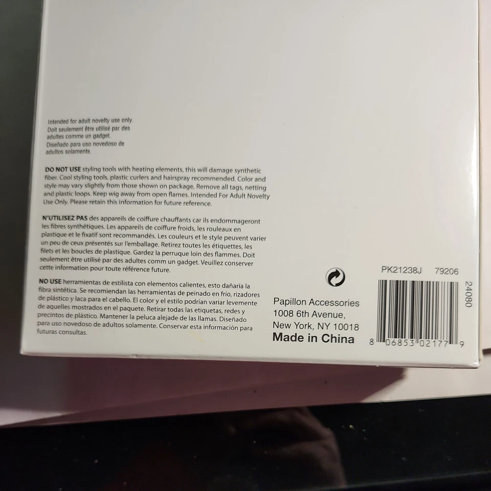 Peluca Disfraz Halloween Diva Celebridad Glam Adulto Foto 2 de 4