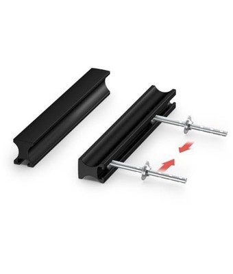 homdiy 10 Pack Adjustable Black Cabinet Pulls 1 -4  Hole Distance Drawer