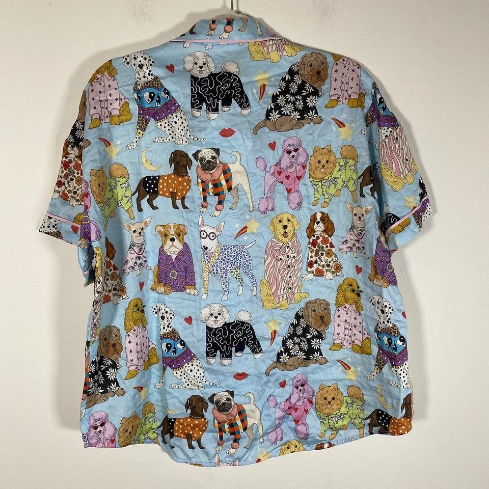 Top de pijama Karen Mabon x Peter Alexander pequeño **SOLO SUPERIOR** algodón para amantes de los perros Foto 2 de 4