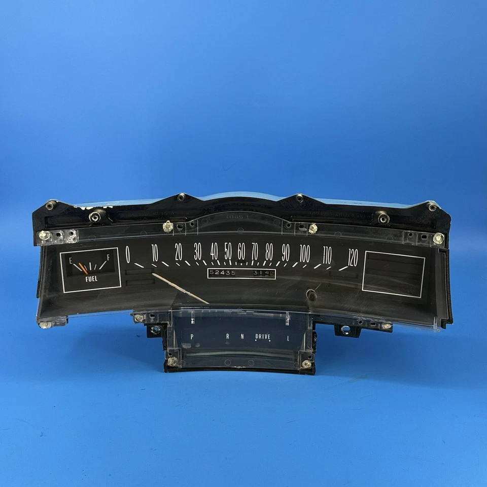 Cuadro de instrumentos velocímetro Fleetwood 71-73 Cadillac Deville Eldorado PROBADO Foto 3 de 4