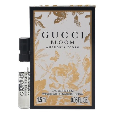 Gucci Bloom Ambrosia d'Oro Eau de Parfum for Women 0.1 oz Vial - BRAND NEW