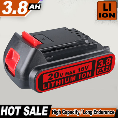 Für BLACK+DECKER Akku 18V 3,8 Ah Lithium BL2018 BL1318 BL4018 BL1518 LBXR20 NEU