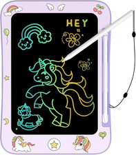 LCD Writing Tablet for Kids, Colorful Screen Drawing Board for 3-7 Year Old Boys