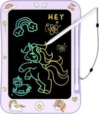 LCD Writing Tablet for Kids, Colorful Screen Drawing Board for 3-7 Year Old Boys